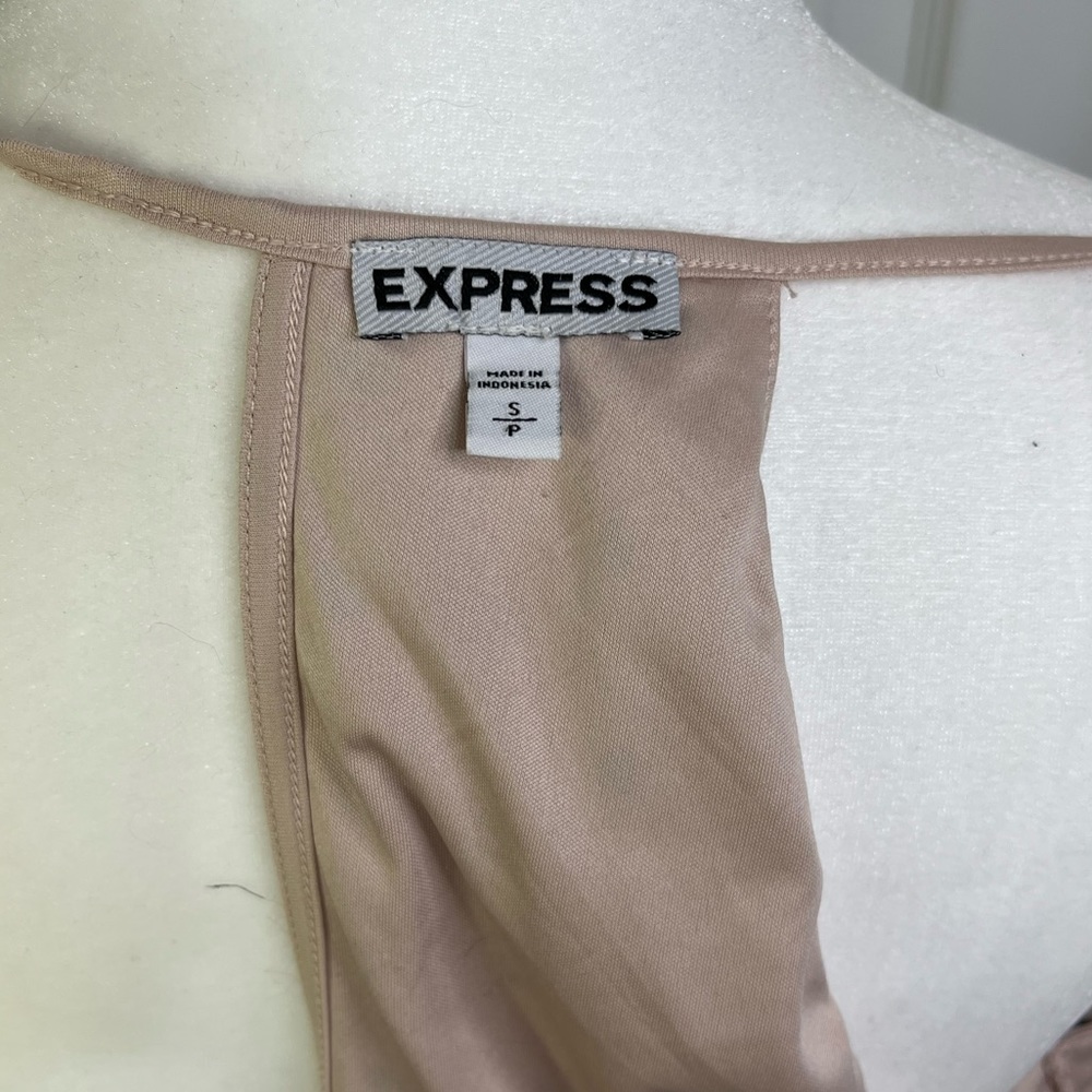 Express Fully Lined, Blush & Black Polka Dot Tank - Picture 6 of 7